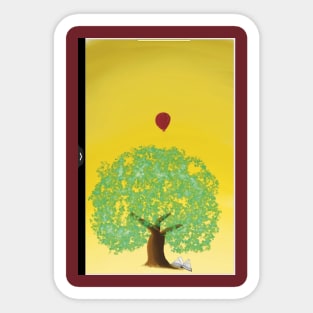 Balloon tree Sticker